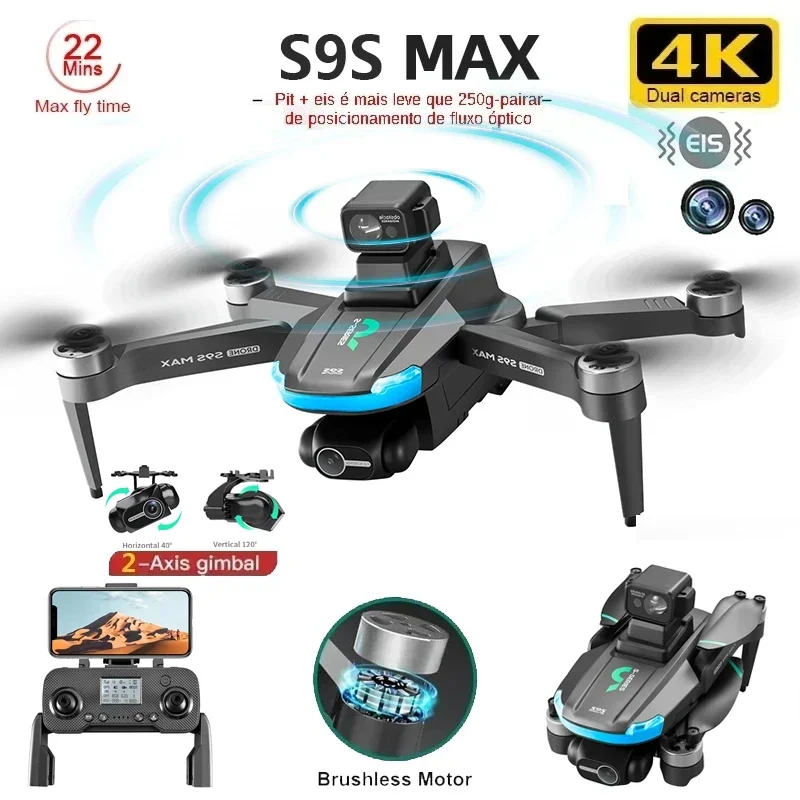 Drone Camera Night Vision - НОВЫЙ S9S MAX MINI Drone 4K