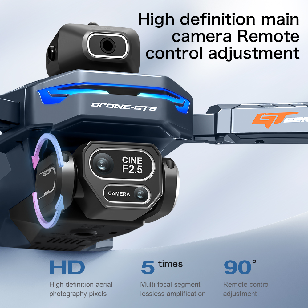 НОВЫЙ Дрон GT8 HD RC с двумя п – обзор и цена Drone Camera Night Vision