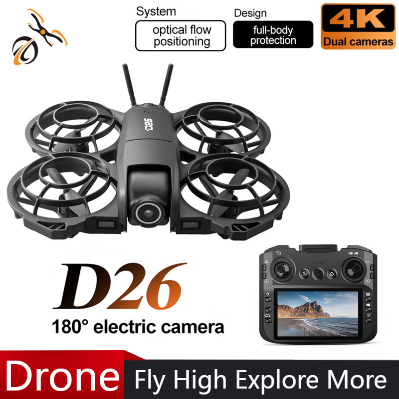 Дрон D26 4K Aerial HD 180 °    – обзор и цена Drone Camera Night Vision