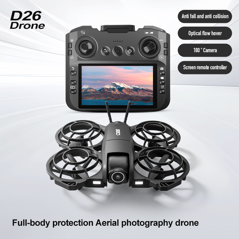 Дрон D26 4K Aerial HD 180 °    – обзор и цена Drone Camera Night Vision