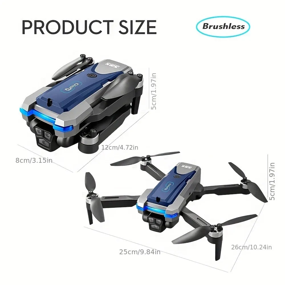 Складной Квадрокоптер S8S, GPS – обзор и цена Drone Camera Wide Angle