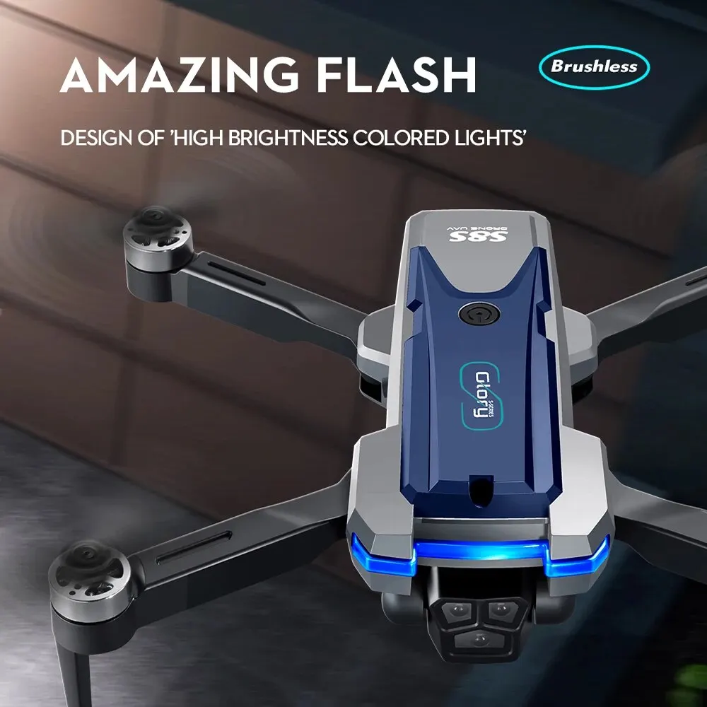 Складной Квадрокоптер S8S, GPS – обзор и цена Drone Camera Wide Angle
